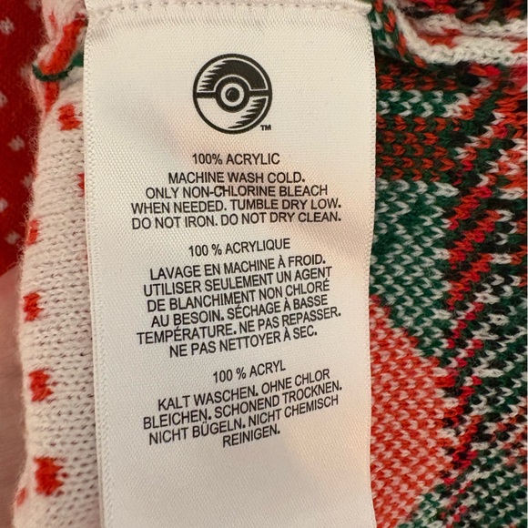 Pokemon Pikachu Ugly Christmas Sweater - Picture 3 of 4